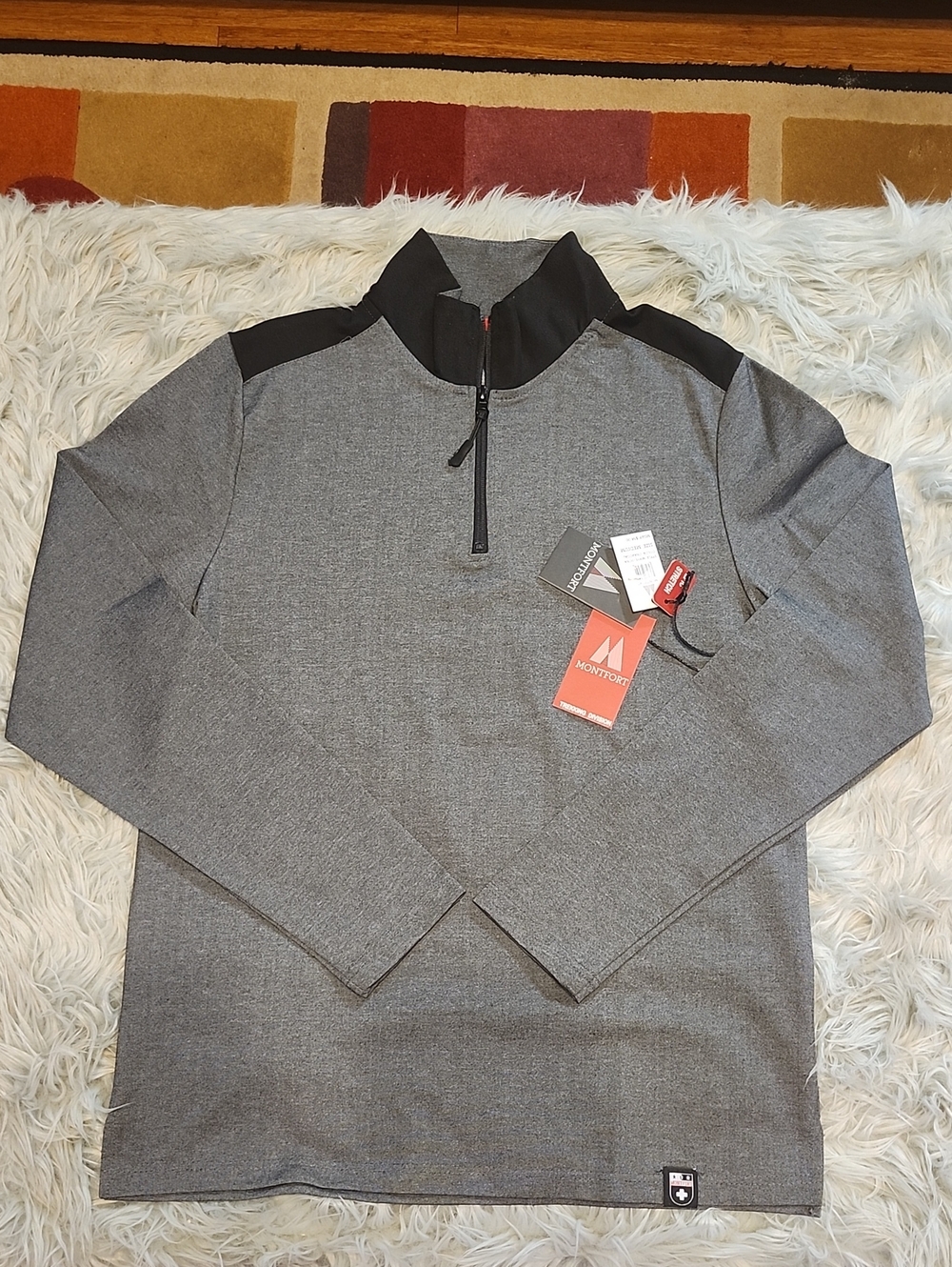 Montfort Premium Stretch  1/4 Zip Hiking & Trekking Pullover Shirt